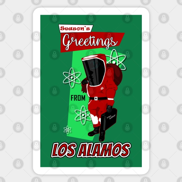 Atomic Christmas Magnet by rexthinks